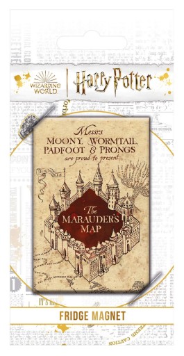 Magnet na chladničku Harry Potter Marauder's Map