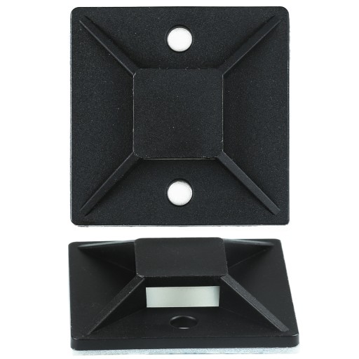 10x SAMOLEPIACI ORGANIZÁTOR KÁBLOV DRŽIAK KÁBLOV LEPIDLO 40x40mm