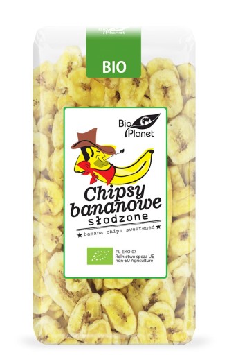 SLADENÉ BIO banánové lupienky 350 g Bio Planet