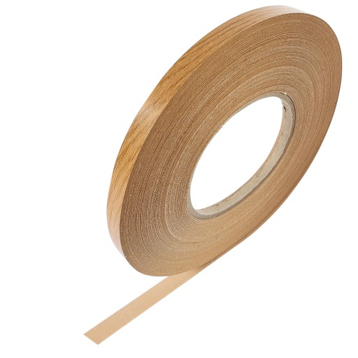 Nábytkové lemovanie, dyha, šírka 21mm, páska DUB KARMEL