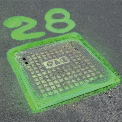 SOPPEC Track Marker geodetická farba 1 ks. POMERANČ 500ml