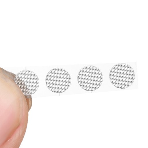 SIEŤOVÝ FILTER PRE SLÚCHADLÁ DO UŠÍ 4,5mm 4ks samolepiaca sieťka