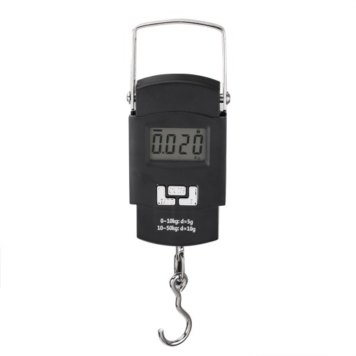 HÁČKOVÁ RYBÁRSKA CESTOVNÁ VÁHA NA BATOŽINU LCD 50 kg