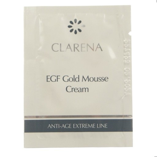 Clarena EGF Gold Mousse krém 3ml koloidné zlato
