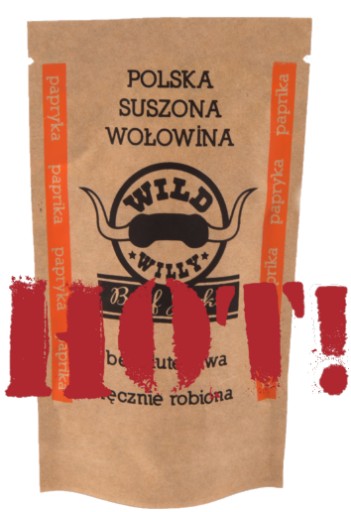 Wild Willy Beef Jerky Peppers HORÚCE! 30 g