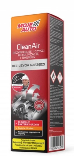 ČISTEJŠÍ OSVIEŽOVAČ KLIMATIZÁCIE 150ML NOVÉ AUTO