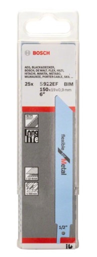 BOSCH PÍLOVÝ LIST NA KOV S 922 EF RECIMEROVACIA PÍLA
