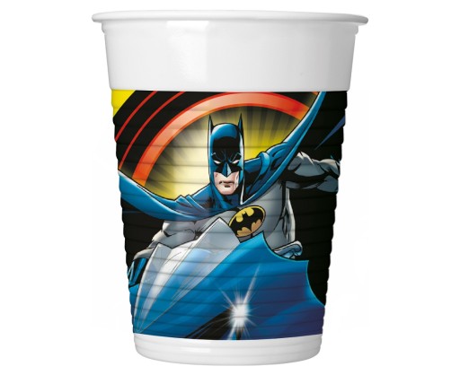 Batman plastové poháre s Batmanom 200 ml 8 ks.