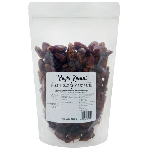 SUŠENÉ datle, bez jadierok, 1kg, 100% PRÍRODNÉ