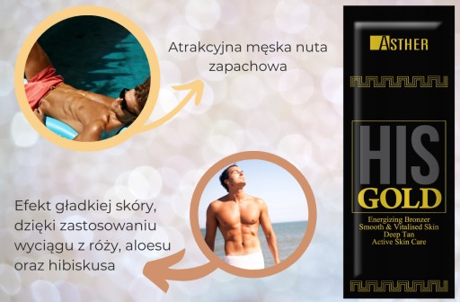 ASTHER JEHO ZLATÝ BRONZER PRE MUŽOV NA OPAĽOVANIE