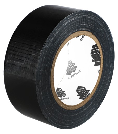 Vystužená opravná páska Silná 48 mm 50 m čierna čierna textilná lepiaca páska