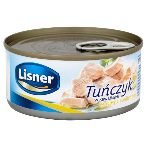 LISNER Tuniak v rastlinnom oleji kúsky 170 g