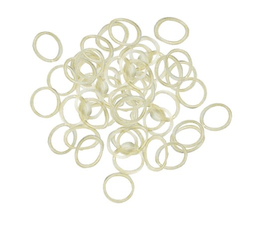 ELASTICKÉ LATEXOVÉ RUBRÁ PRE PSOV 100 KS
