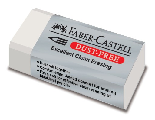 Dust Free Faber-Castell guma malá biela