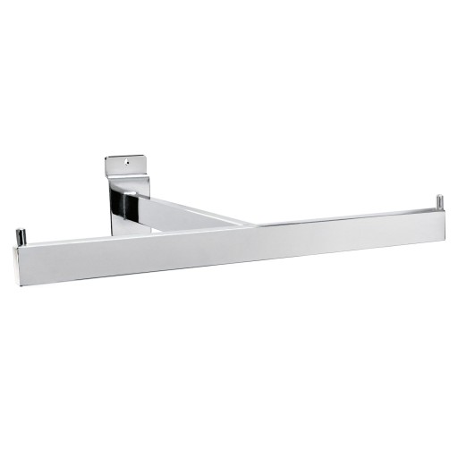 ROVNÝ VEŠIAK T 40cm 2N NA SLATWALL SPACETENOVÉ OBLEČENIE SPODNÉ PRÁDLO b1
