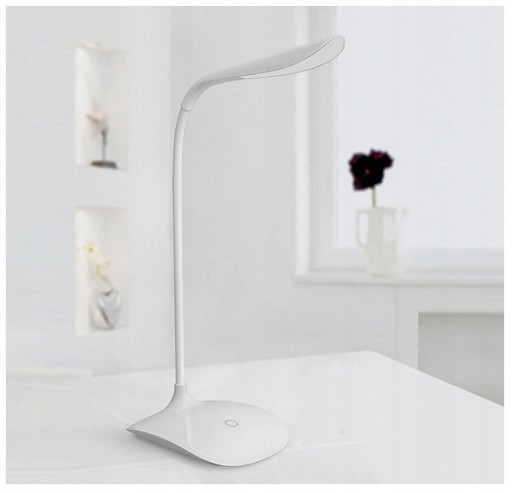 STOLNÁ LAMPA DO ŠKOLY 14 LED DOTYKOVÁ USB BEZDR