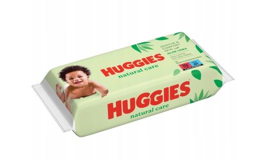 Huggies Natural Care vlhčené obrúsky 56 ks
