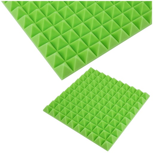 3D stenový panel Akustický pohlcovač ZELENÝ nástenný kužeľ