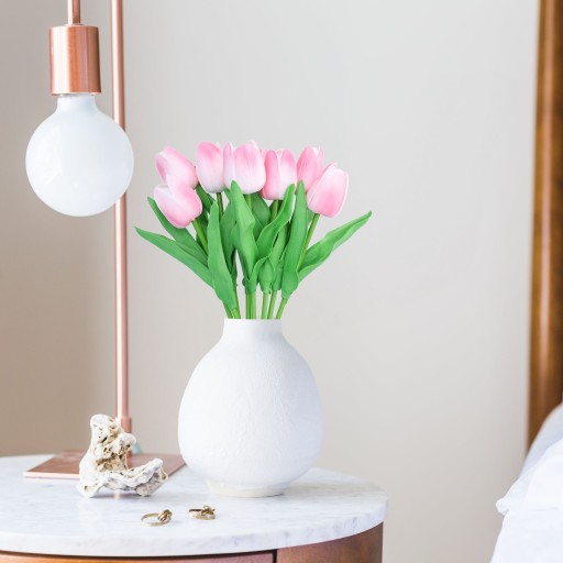 TULIPS TULIPSOVÁ KYTICA umelé živé kvety do vázy na Veľkú noc