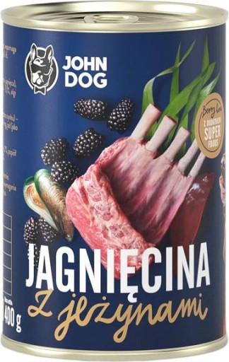 JÁN Psík S JAHŇAČKOU A OČERNICAMI PRE PSOV 400g