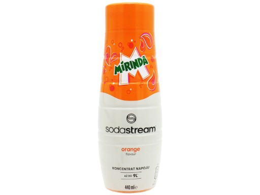 MIRINDA KONCENTRÁT SIRUP PRE SODASTREAM SATURATOR 9L DRINK s 440ml