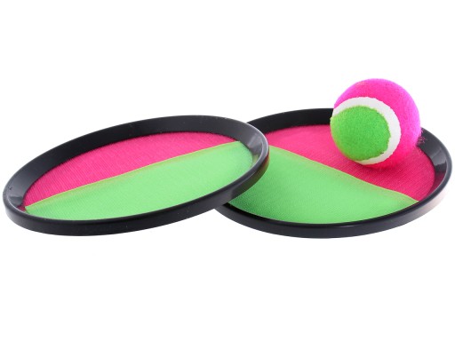 CATCH BALL Veľké pádla na suchý zips Arcade GAME Throw and Catch + BALL