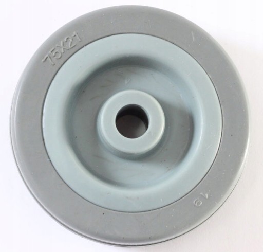 KOLIESKO 75 mm PLAST GREY, priemer otvoru 10 mm