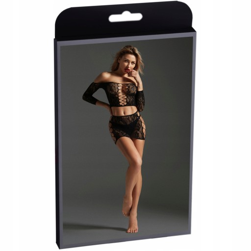Dvojdielna súprava: Body, Mini a TOP s rukávmi