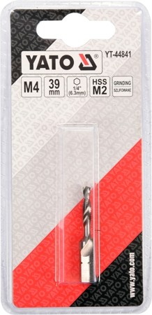 VŔTAČKA NA VŔTAČKY YATO M4 0,7 mm HEX 1/4 OCEL HSS