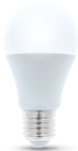 LED guľová žiarovka E27, veľký závit, 10W, 6cm, teplá