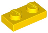 LEGO tanier 1x2 žltý 302324 3023