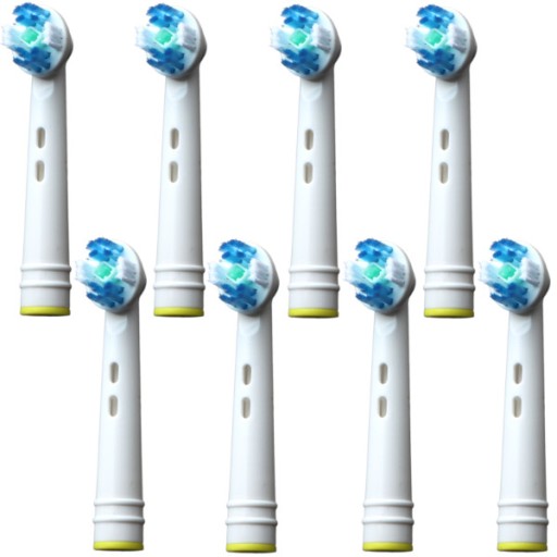8x 3D bieliace hlavice zubnej kefky Oral-b