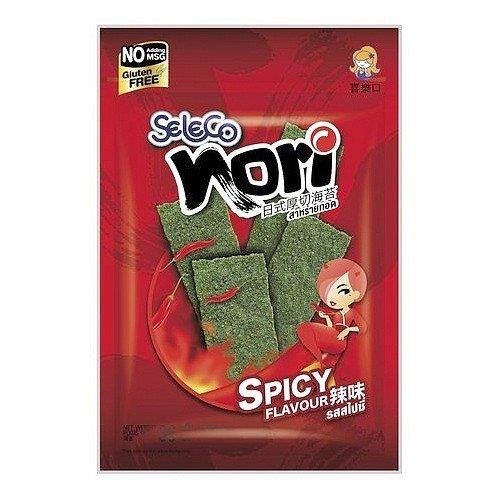 Snacki, snack z rias, pikantné nori 36g Seleco
