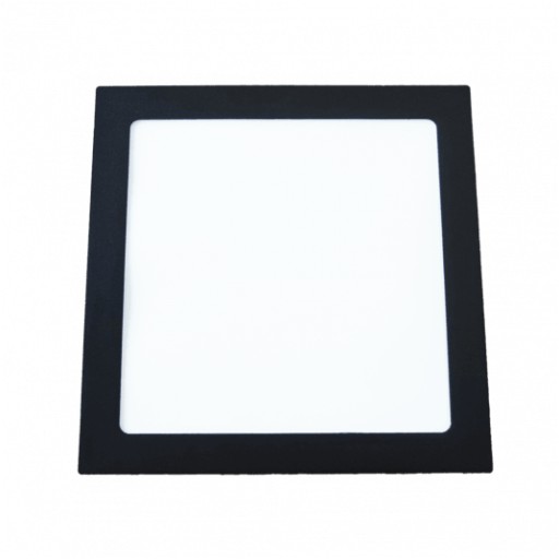 ZAPUSTENÉ SVIETIDLO 216x216 Štvorcové ČIERNA 18W 4000K 1400lm ECO LIGHT