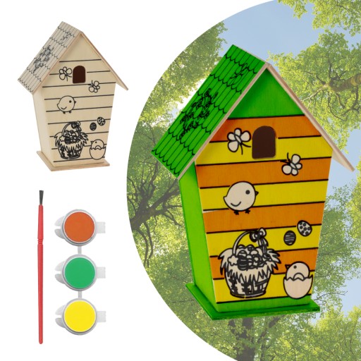 MALOVACIA BÚDKA BÚDKA PRE VTÁKOV PRE DETI DIY