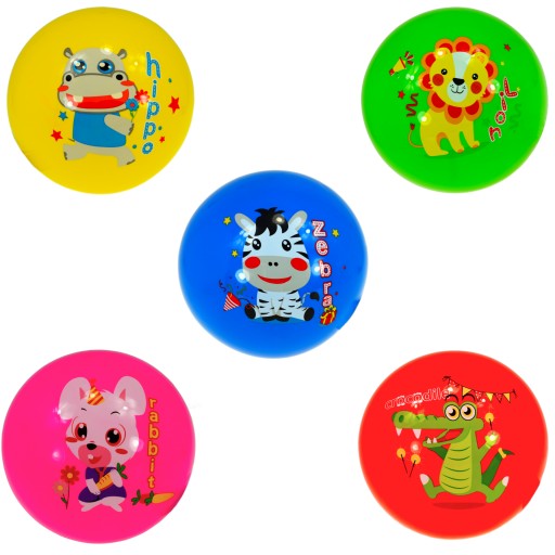 PLÁŽOVÁ LOPTA PRE DETI PVC GUMA DO BAZÉNA DO ŠKOLKY 23cm FARBY