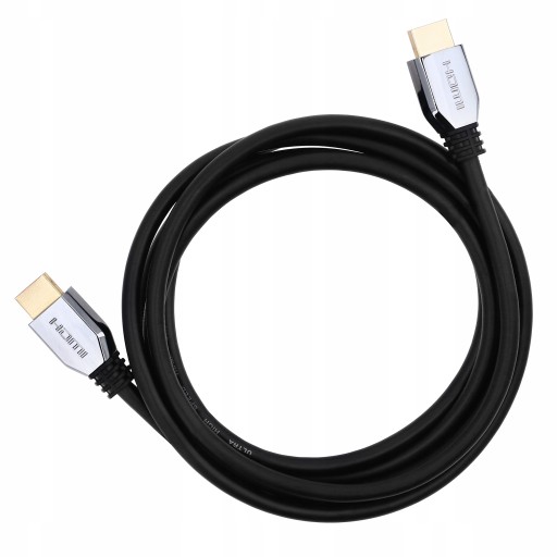 HDMI 2.1 KÁBEL 1M ULTRA VYSOKORYCHLOSTNÝ ETHERNET 8K 4K 120HZ ZINKOVÝ PRYZ