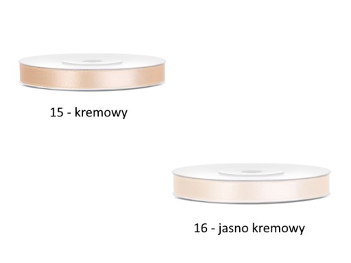 SATINOVÁ STUHA farebná páska 6 mm 25 m