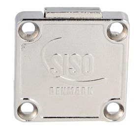 SISO X850 štvorcový nábytkový zámok fi19x22, jeden kľúč #E03
