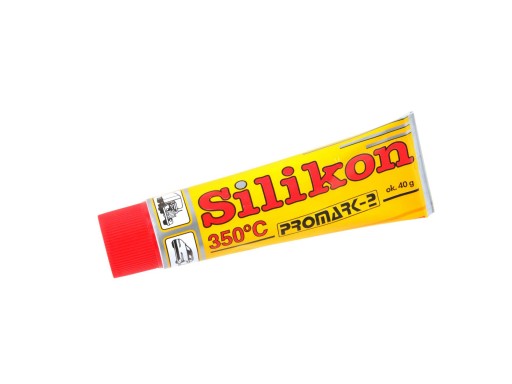Vysokoteplotný silikón červený 40g GEKO G82050