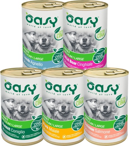 OASY One Protein dospelý stredne veľký diviak 400 g