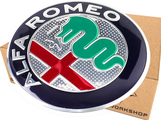 ZNAK ALFA ROMEO 74 mm 147 156 159 ODZNAK MITO