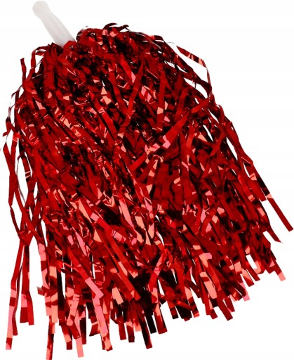 DANCER CHEERLEADER FAN RED POMPON