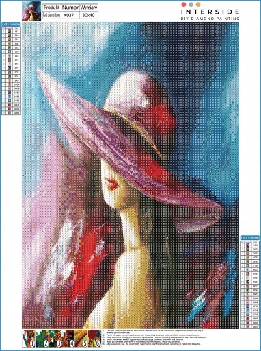 Ručná výšivka Mosaic diamond puzzle