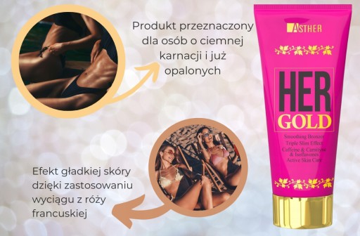 Kozmetika HER GOLD do solária 15ml + 9,20 PLN ZADARMO