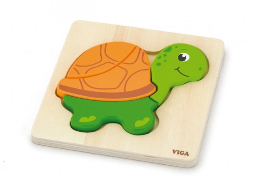 Viga 59933 Prvé puzzle bábätka - Korytnačka