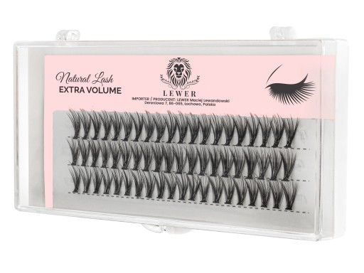 TUMBLES EYELSH Lewer Miami EXTRA OBJEM 14mm HRUBÝ PRÍRODNÝ HODVÁB