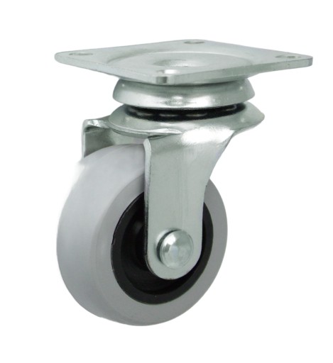 NÁBYTKOVÉ KOLESO PLAST + GUMA 40MM OTOČNÉ M42T KILL
