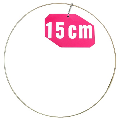 ZLATÝ MATNÝ prsteň/ráfik na lapače snov/makramé 15cm