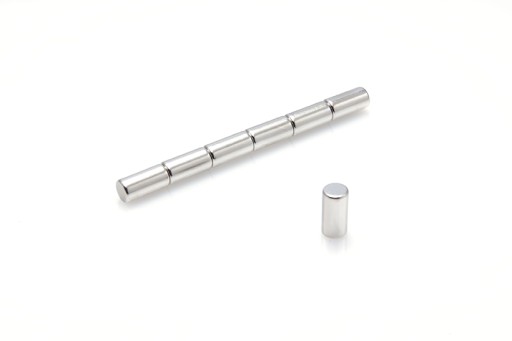 Cylindrický neodymový magnet MW 5x10 N38, sada 10 kusov